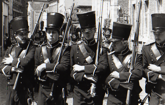 Les marins de la Garde Impériale en dépla