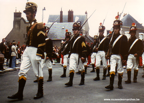 Flanqueurs de la compagnie de l'Association à Blois