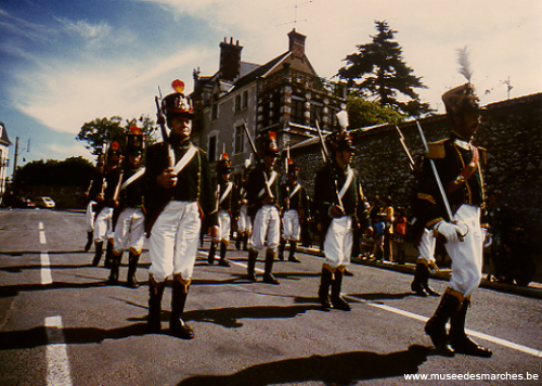Flanqueurs de la compagnie de l'Association à Blois
