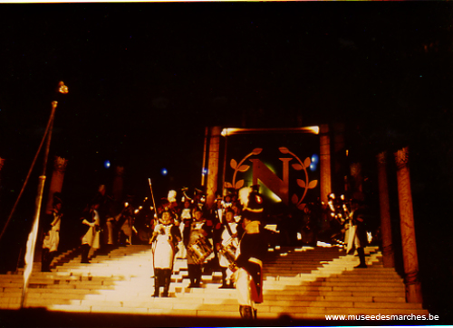 Parade de  la compagnie de l'Association à Blois