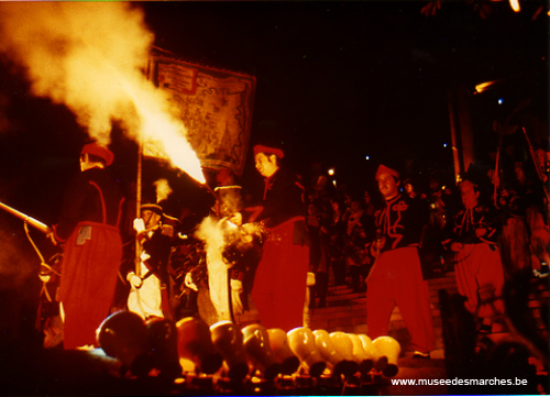 Feu de file de la compagnie de l'Association à Blois
