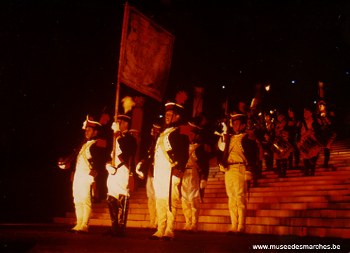 Drapeau de la compagnie de l'Association à Blois