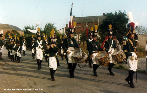 La batterie de la jeune compagnie en délégation