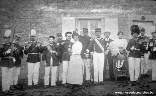 Réception du corps d'office et de la batterie