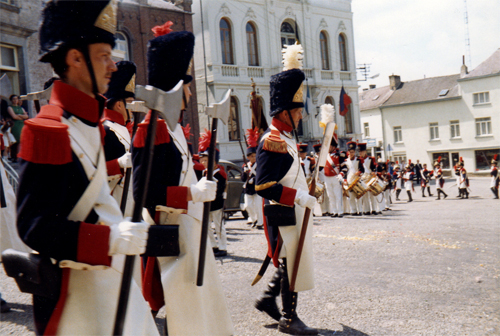 Arrivée sur la place