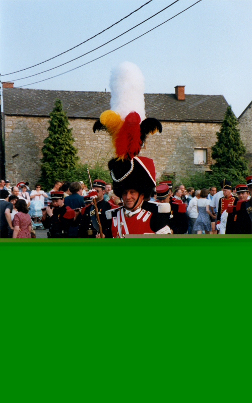 Tambour-major et sa batterie