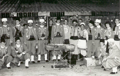 Les tirailleurs en délégation à Virelles