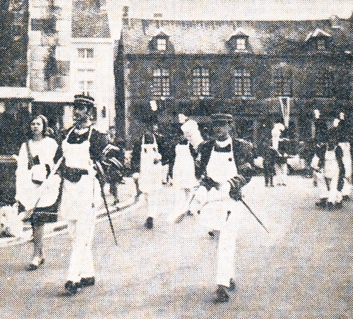 Les sapeurs de Beignée à Ham-sur-Heure