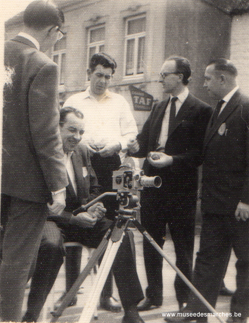 Tournage d'un documentaire sur les Marches