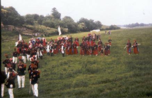 Les zouaves dans les champs