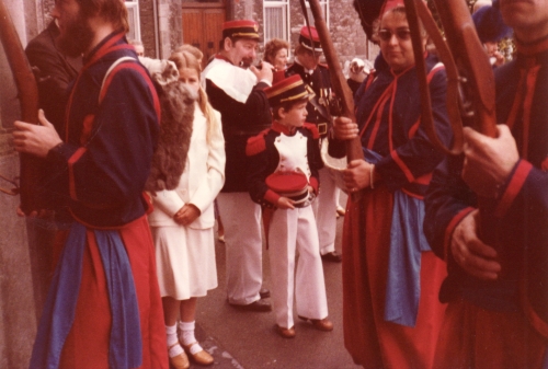 Jeune porte-chapeau des Patriotes