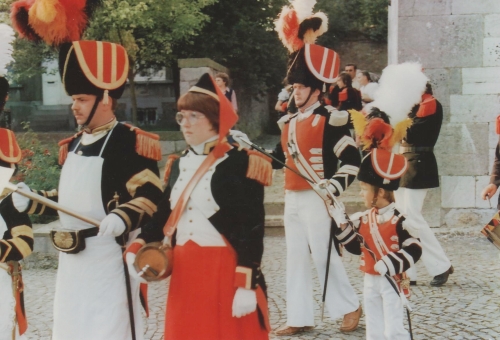 Sergent-sapeur et cantinière à la Saint-Pierre